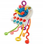 ZABAWKA SENSORYCZNA DLA NIEMOWLĄT GRYZAK POPIT 4w1 - obrazek 3