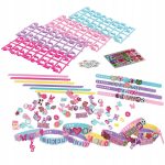 ZESTAW DO ROBIENIA BRANSOLETEK LITERKI 190 ELEMENTÓW DUŻY ZESTAW KOLOROWY - obrazek 2