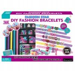 ZESTAW DO ROBIENIA BRANSOLETEK LITERKI 190 ELEMENTÓW DUŻY ZESTAW KOLOROWY - obrazek 4