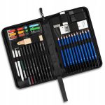 48w1 PROFESJONALNY ZESTAW OŁÓWKÓW WĘGLI PRZYBORÓW DO SZKICOWANIA RYSOWANIA - obrazek 7