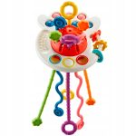 ZABAWKA SENSORYCZNA DLA NIEMOWLĄT GRYZAK POPIT 4w1 - obrazek 4