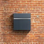 SKRZYNKA POCZTOWA NA LISTY Z NAPISEM ADRESEM ANTRACYT EXCLUSIVE TUBA - obrazek 8