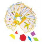 DREWNIANE KLOCKI UKŁADANKA MONTESSORI PUZZLE GRA - obrazek 5