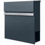 SKRZYNKA POCZTOWA NA LISTY Z NAPISEM ADRESEM ANTRACYT EXCLUSIVE TUBA - obrazek 3