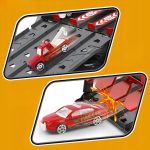 TOR ZJAZDOWY SAMOCHODOWY PARKING KATAPULTA WYRZUTNIA DUŻY ZESTAW 4 AUTKA - obrazek 2