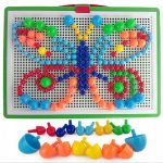 ZESTAW UKŁADANKA PINEZKI GRZYBKI PUZZLE 296 ELEM - obrazek 8