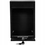 SKRZYNKA POCZTOWA NA LISTY CZARNA + WZÓR ZŁOTY NAPIS SKRZYNKA Z NAPISEM - obrazek 4