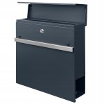 SKRZYNKA POCZTOWA NA LISTY Z NAPISEM ADRESEM ANTRACYT EXCLUSIVE TUBA - obrazek 4