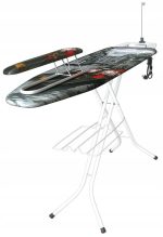 DESKA DO PRASOWANIA Z RĘKAWNIKIEM PRZEDŁUŻACZ ANTENKA PÓŁKA NA ŻELAZKO - obrazek 2