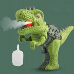 DINOZAUR ZIEJĄCY PARĄ STRZELAJĄCY PISTOLET ŚWIECĄCY T-REX INTERAKTYWNY - obrazek 4