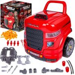 DUŻA CIĘŻARÓWKA DO ROZKRĘCANIA ZESTAW MECHANIKA 61 ELEMENTÓW PILOT