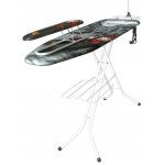 DESKA DO PRASOWANIA Z RĘKAWNIKIEM PRZEDŁUŻACZ ANTENKA PÓŁKA NA ŻELAZKO