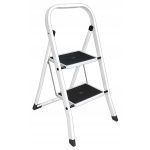 STALOWA DRABINKA DRABINA DWUSTOPNIOWA 2 STOPNIE WYTRZYMAŁA MOCNA DOMOWA