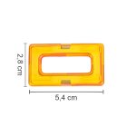 MAGNETYCZNE KLOCKI KONSTRUKCYJNE EDUKACYJNE NAUKA ZESTAW DLA DZIECI 72 EL. - obrazek 8