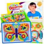 KREATYWNY ZESTAW PUZLI UKŁADANKA PINEZKI GRZYBKI PUZZLE 296 ELEMENTÓW