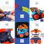 TOR SAMOCHODOWY ELASTYCZNY KLOCKI KONSTRUKCYJNE CHANGEABLE TRACK PREZENT 92 - obrazek 4