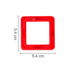 MAGNETYCZNE KLOCKI KONSTRUKCYJNE EDUKACYJNE NAUKA ZESTAW DLA DZIECI 72 EL. - obrazek 7