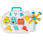 STOLIK MANIPULACYJNY INTERAKTYWNY EDUKACYJNY KŁÓDKI WTYCZKA PRZYCISKI 2w1 - obrazek 3