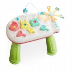 STOLIK MANIPULACYJNY INTERAKTYWNY EDUKACYJNY KŁÓDKI WTYCZKA PRZYCISKI 2w1 - obrazek 6