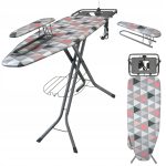 DUŻA PROFESJONALNA DESKA DO PRASOWANIA Z RĘKAWNIKIEM PRZEDŁUŻACZ ANTENKA NA STACJĘ PAROWĄ