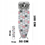 DUŻA PROFESJONALNA DESKA DO PRASOWANIA Z RĘKAWNIKIEM PRZEDŁUŻACZ ANTENKA NA STACJĘ PAROWĄ - obrazek 14