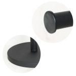 PRIME Stojak uchwyt wieszak na zapasowy papier toaletowy czarny - obrazek 6