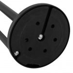 STOJAK ŁAZIENKOWY CZARNY MAT TOALETOWY Z MIEJSCEM NA ZAPAS UCHWYT NA PAPIER - obrazek 6