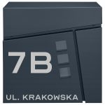 ANTRACYTOWA SKRZYNKA POCZTOWA TWIST NA LISTY Z PERSONALIZACJĄ ADRESU