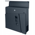 ANTRACYTOWA SKRZYNKA POCZTOWA TWIST NA LISTY Z PERSONALIZACJĄ ADRESU - obrazek 3