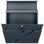 SKRZYNKA POCZTOWA NA LISTY MODERN ANTRACYT + WZÓR - obrazek 3