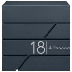 NOWOCZESNA SKRZYNKA POCZTOWA ANTRACYTOWA + WZÓR