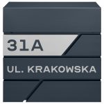 ANTRACYTOWA SKRZYNKA POCZTOWA NA LISTY WZÓR NAPIS