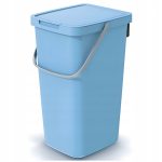 KOSZ NA ŚMIECI ODPADY Z KLAPĄ RĄCZKĄ NA ŚCIANĘ 25L