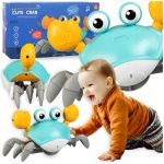 PEŁZAJĄCY KRAB ZABAWKA Chodzący Do Raczkowania Uciekający Interaktywny