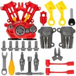 ZESTAW MECHANIKA SILNIK DO ROZKRĘCANIA SKRĘCANIA CZĘŚCI MAŁY MAJSTERKOWICZ - obrazek 3