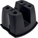 SKRZYNIA DONICZKA BALKONOWA DONICA NA BALUSTRADĘ CZARNA KWIETNIK NA BALKON - obrazek 5