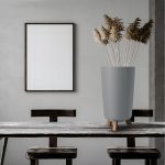 STOJĄCA DONICZKA NA KWIATY DONICA DO SALONU SZARA EKOLOGICZNA WYSOKA 36CM - obrazek 8