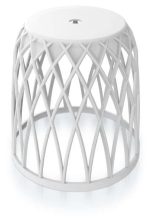 KOSZ UNIQUBO PROSPERPLAST BIAŁY OKRĄGŁY 55L STOLIK POJEMNIK - obrazek 11