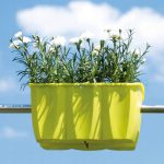 SKRZYNIA DONICZKA BALKONOWA DONICA NA BALUSTRADĘ CZARNA KWIETNIK NA BALKON - obrazek 14