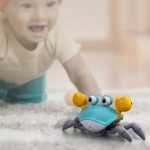 PEŁZAJĄCY KRAB ZABAWKA Chodzący Do Raczkowania Uciekający Interaktywny - obrazek 7