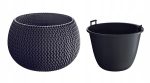 DONICZKA DONICA SPLOFY BOWL + WKŁAD DKSP240 ANTRACYT 24CM NOWOCZESNA LOFT - obrazek 2