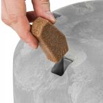 3X DONICA DONICZKA NÓŻKI SZARA EFEKT BETONU 39x20x19CM POJEMNA EKOLOGICZNA - obrazek 3