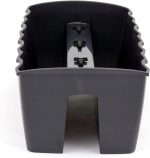 SKRZYNIA BALKONOWA DONICA DUŻA NA PORĘCZ NA BALKON CZARNA 58X28X28 CM - obrazek 3