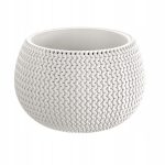 DONICZKA DONICA Splofy Bowl 24cm BIAŁA ZE WZOREM UNIKATOWA LOFT