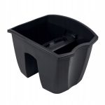 SKRZYNIA DONICZKA BALKONOWA DONICA NA BALUSTRADĘ CZARNA KWIETNIK NA BALKON - obrazek 8