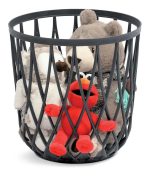 KOSZ UNIQUBO PROSPERPLAST BIAŁY OKRĄGŁY 55L STOLIK POJEMNIK - obrazek 6