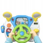 KIEROWNICA INTERAKTYWNA SYMULATOR GRA ŚWIECI ZMIANA BIEGÓW TOR JAZDY TRASA - obrazek 4