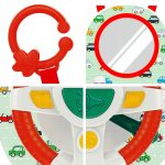 KIEROWNICA INTERAKTYWNA DO SAMOCHODU ZESTAW MAŁEGO KIEROWCY NA FOTEL LUSTRO - obrazek 2