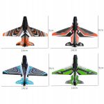 PISTOLET WYRZUTNIA SAMOLOTÓW PIANKOWYCH AUTOMATYCZNA ZESTAW 4 x SAMOLOT - obrazek 6