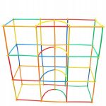 KLOCKI SŁOMKI KONSTRUKCYJNE PATYCZKI DO BUDOWANIA 4 KOLORY PUDEŁKO 400 EL. - obrazek 9